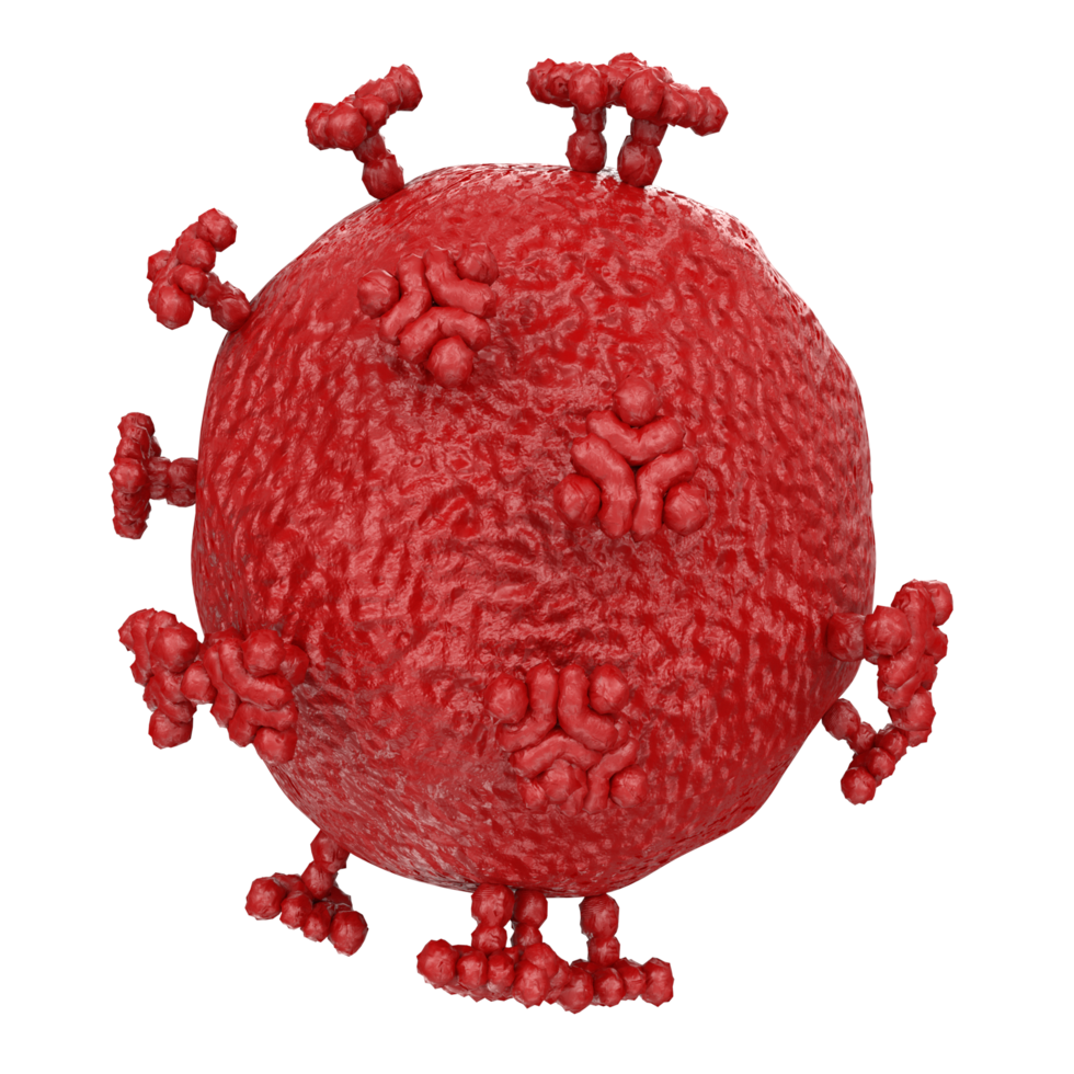 virus isolated on transparent background png