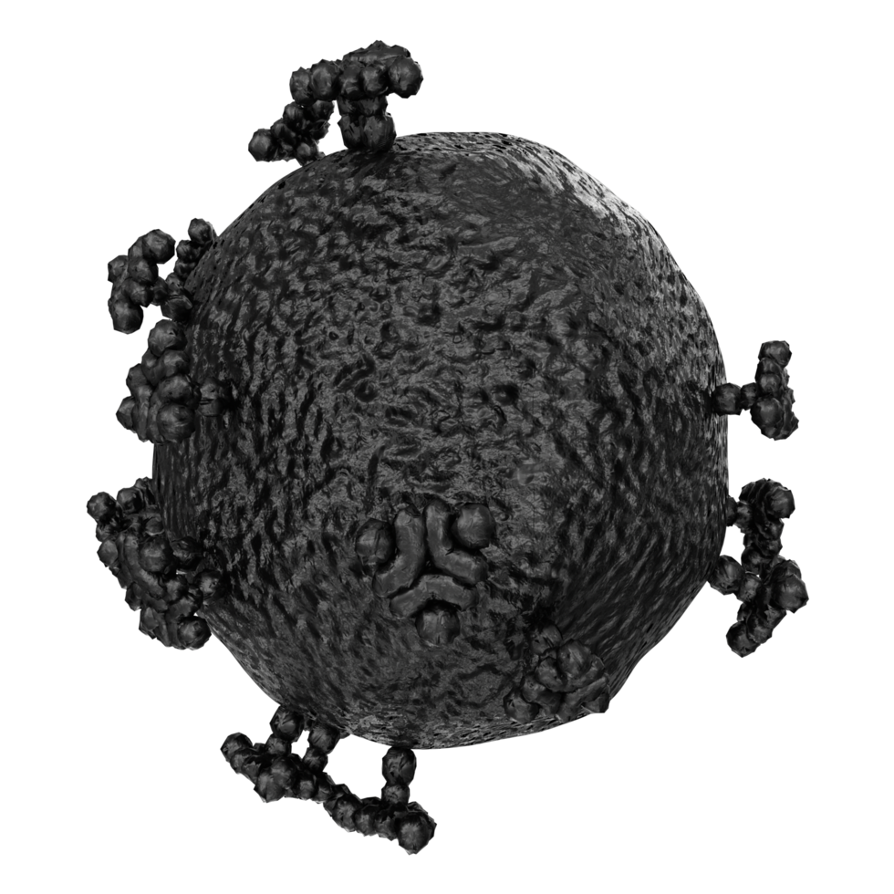 virus isolated on transparent background png
