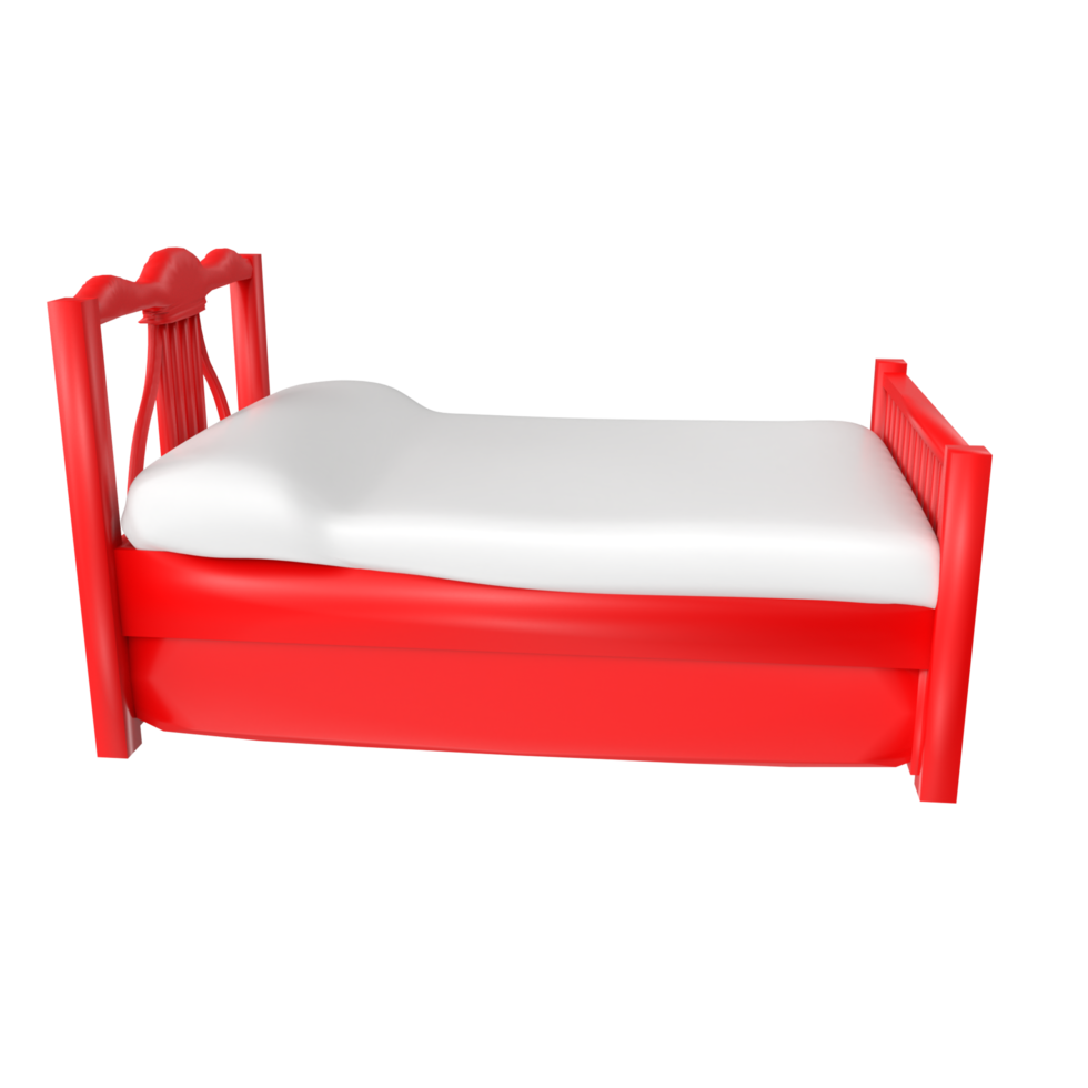 cama aislado en transparente antecedentes png