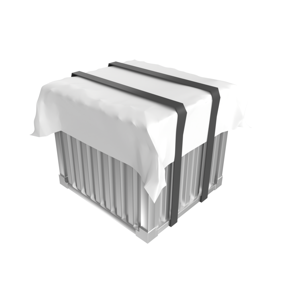 Container isolated on transparent png