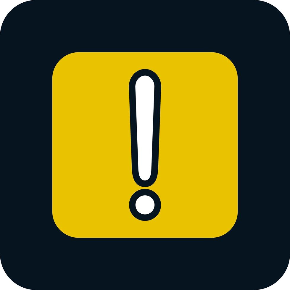 Exclamation Vector Icon Design