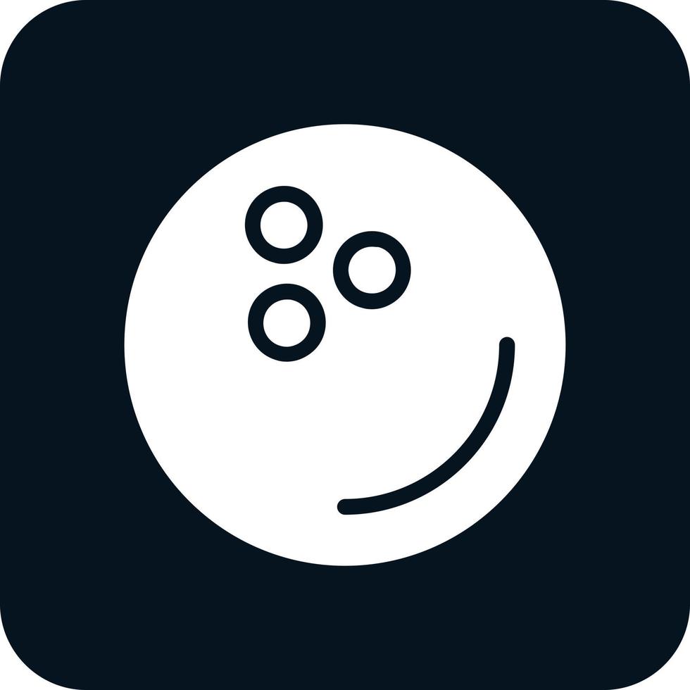 Bowling Ball Vector Icon Design