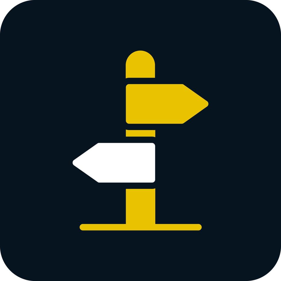 Directions Vector Icon Design