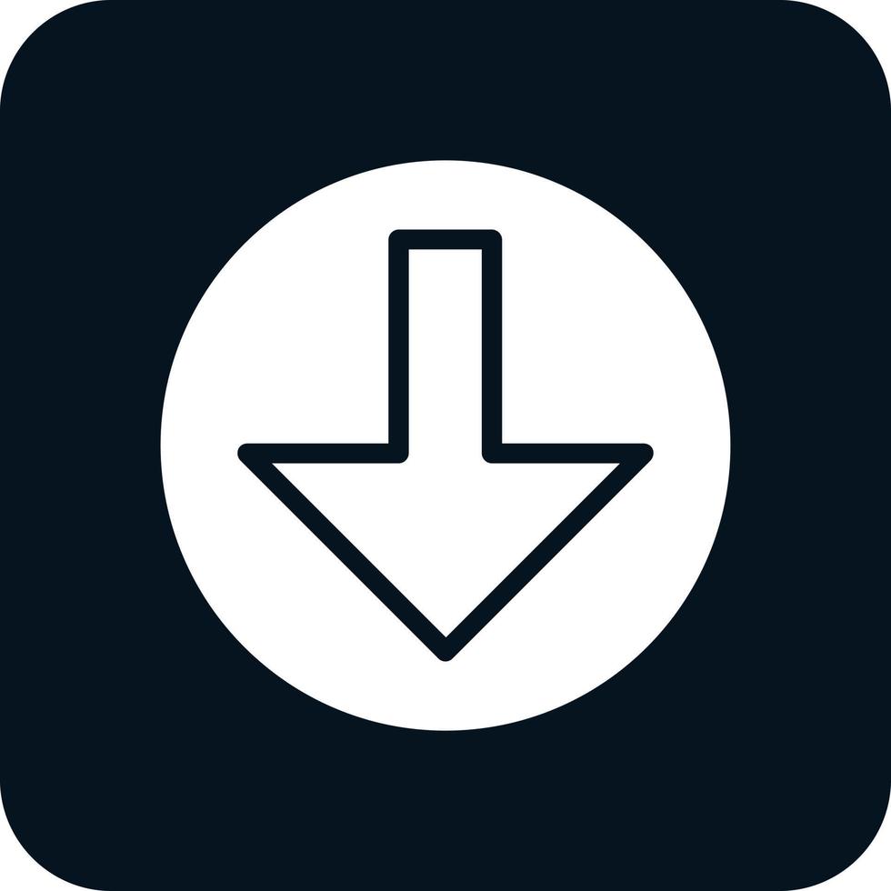 Arrow Alt Circle Down Vector Icon Design