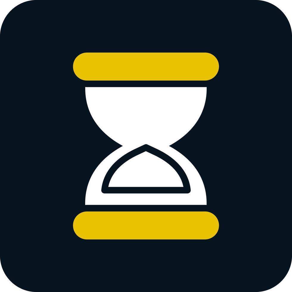 diseño de icono de vector final de reloj de arena