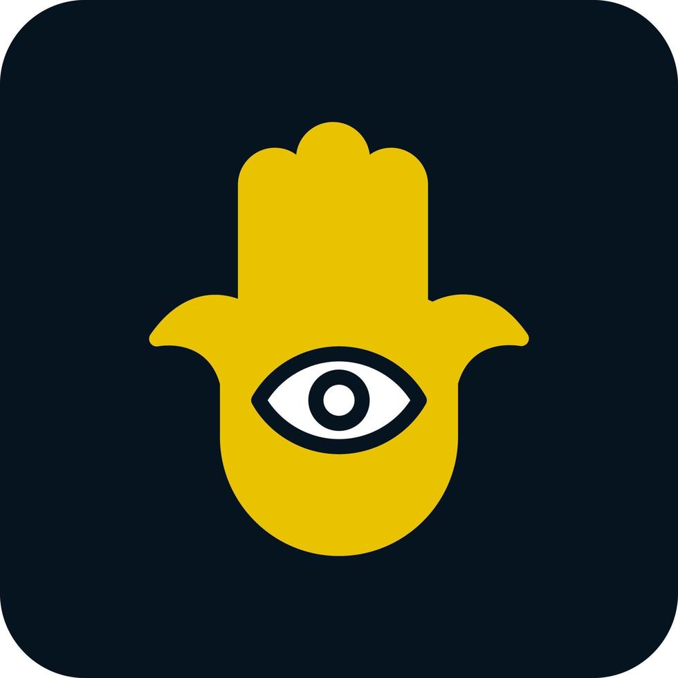 Hamsa Vector Icon Design