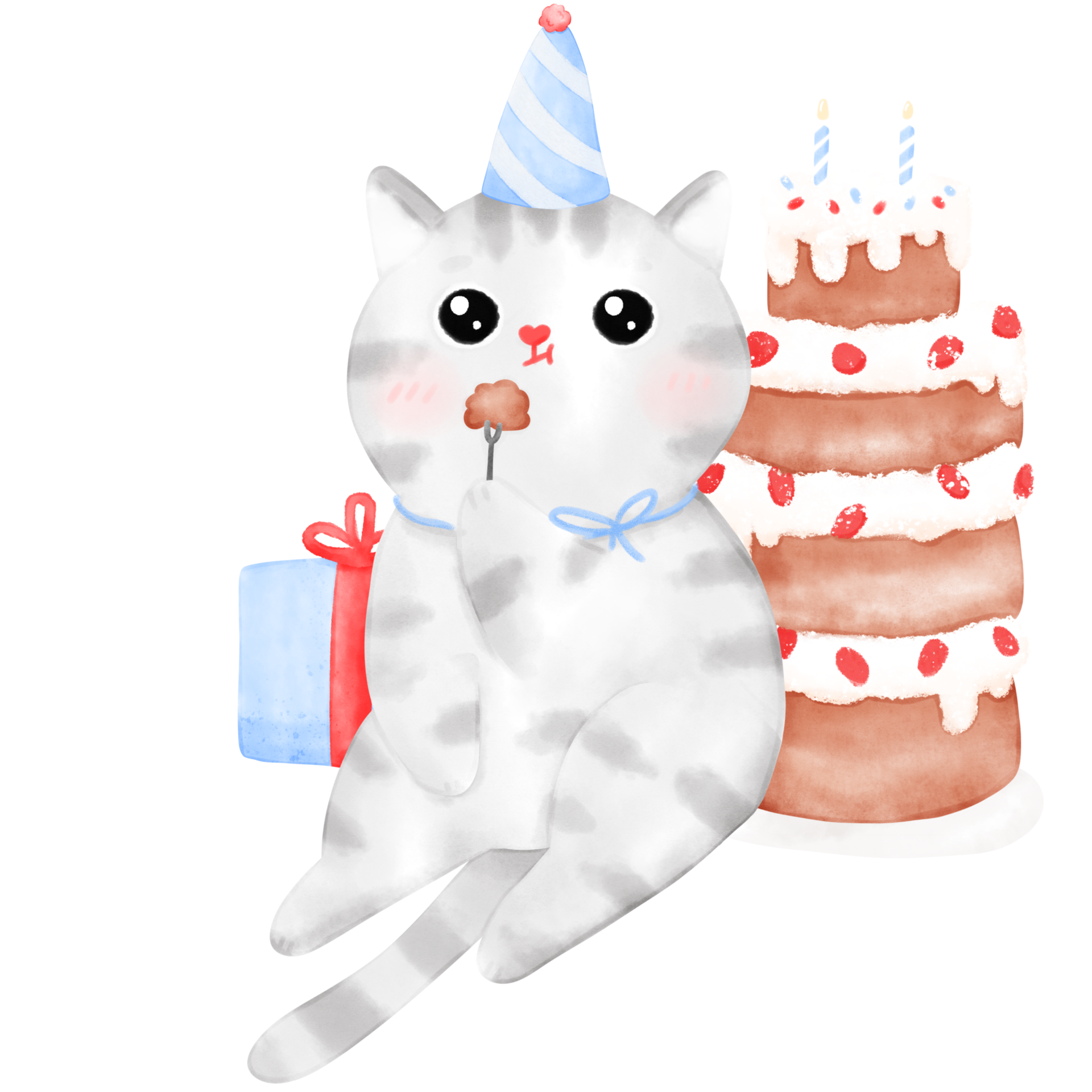 happy birthday cat funny