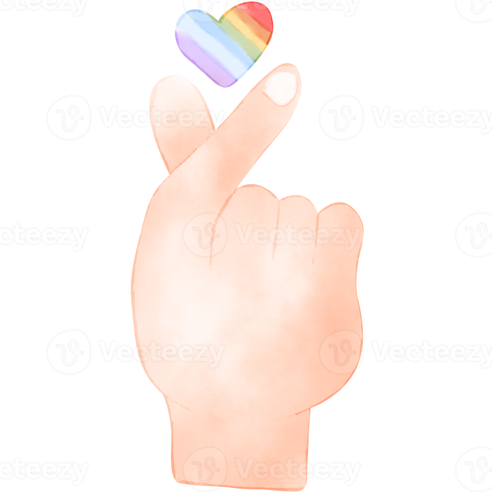 Happy pride month illustration, watercolor pride, pride decoration, rainbow png