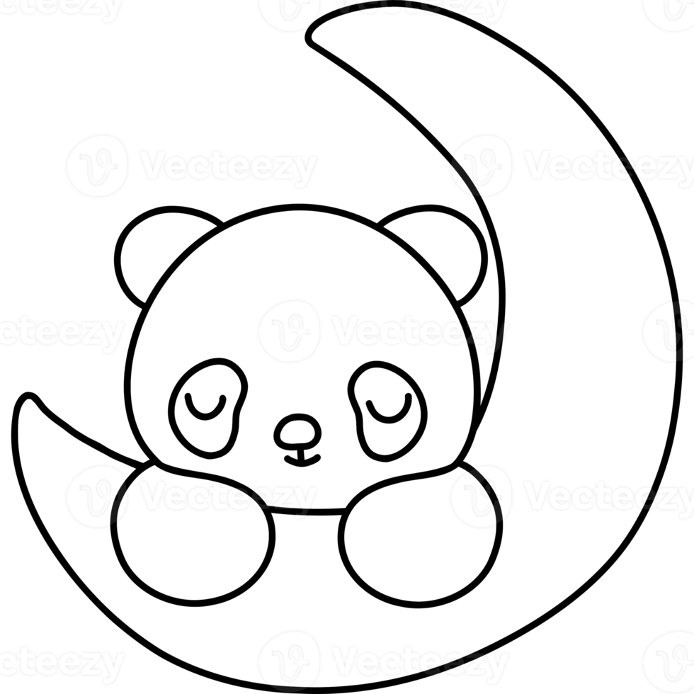 süß Panda, Panda Illustration, Tier, süß Tier, Tier Illustration png