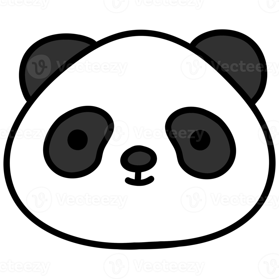 linda panda, panda ilustración, animal, linda animal, animal ilustración png