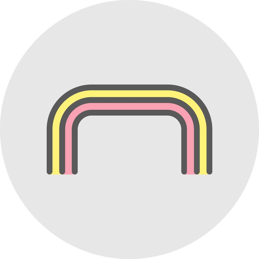 Rainbow Vector Icon Design