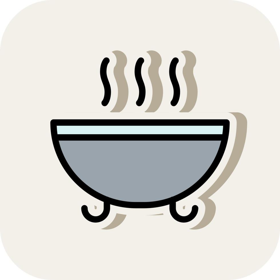 Hot Tub Vector Icon Design