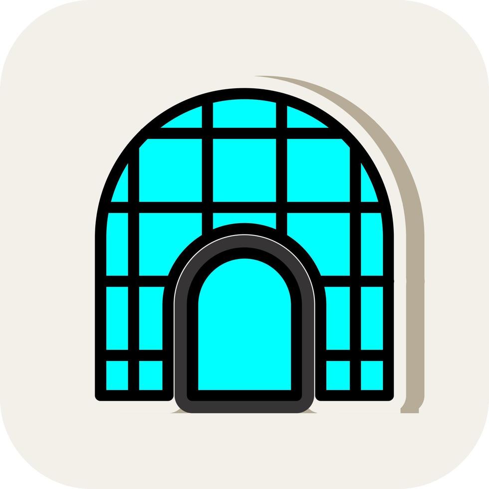 Igloo Vector Icon Design