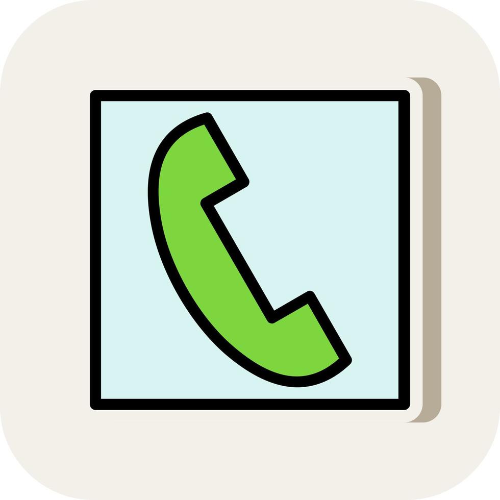 Phone Square Vector Icon Design