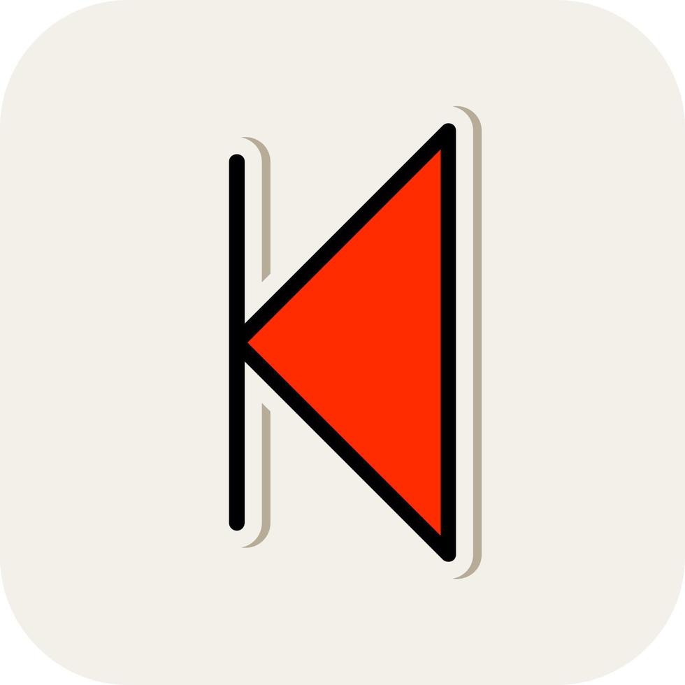 Skip Vector Icon Design
