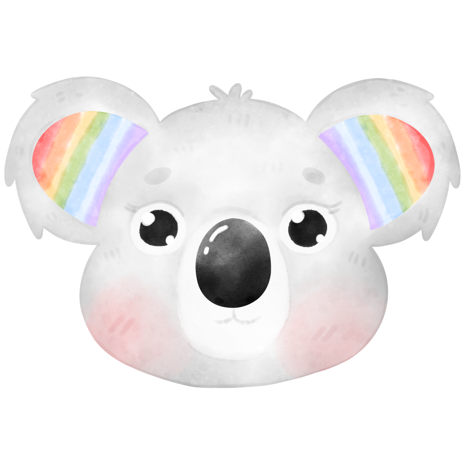 Cute rainbow Koala, Koala illustration, Pride 20956123 PNG