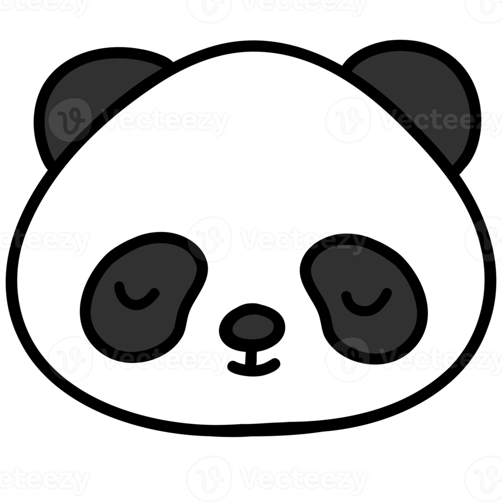 süß Panda, Panda Illustration, Tier, süß Tier, Tier Illustration png