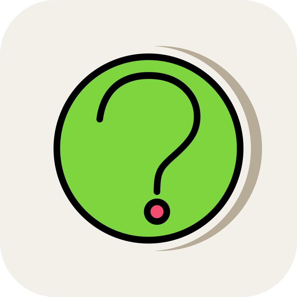 Question Circle Vector Icon Design