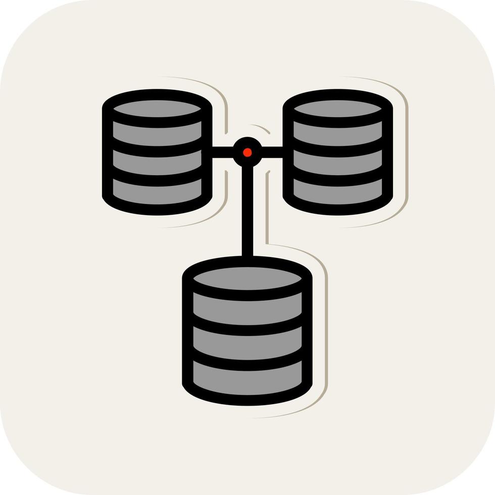 Database Vector Icon Design