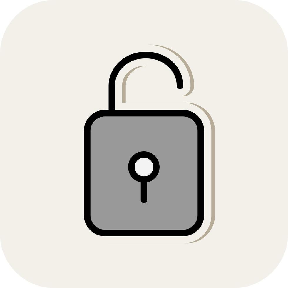Unlock Vector Icon Design