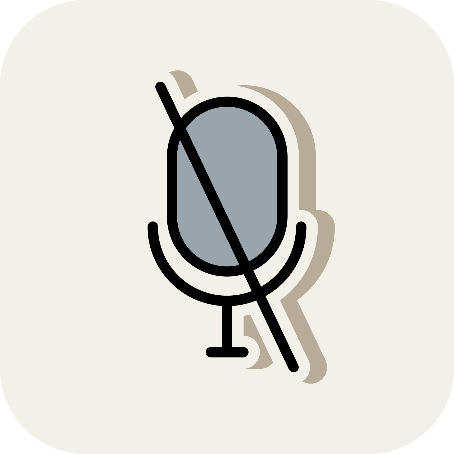Microphone Slash Vector Icon Design 20956278 Vector Art at Vecteezy