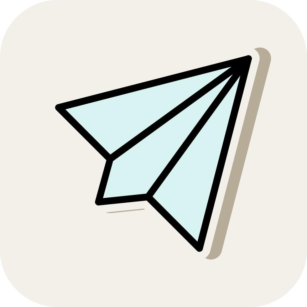 Paper Plane Vector Icon Design