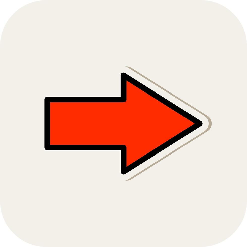 Right Vector Icon Design