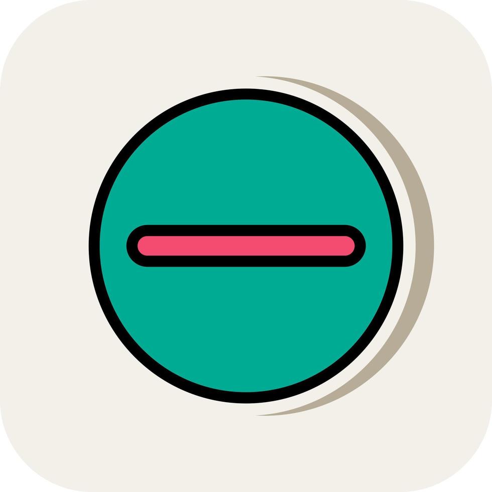 Minus Circle Vector Icon Design