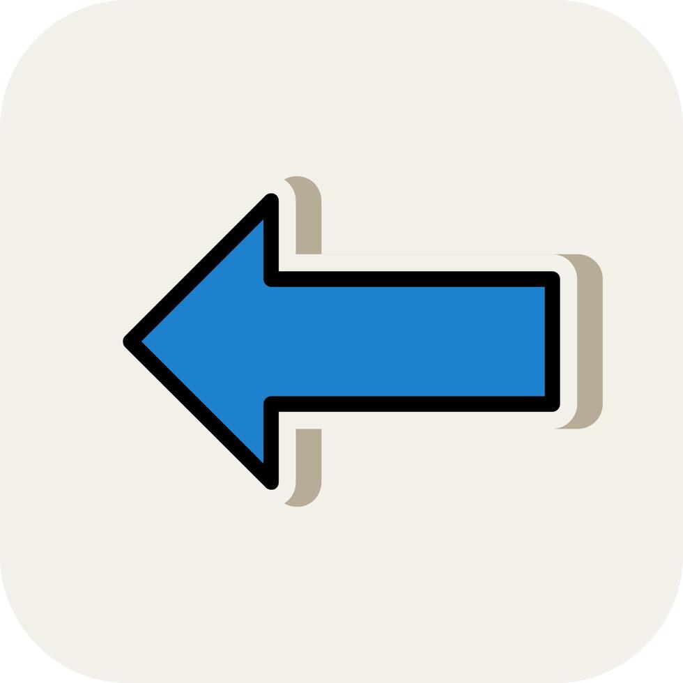 Long Arrow Alt Left Vector Icon Design