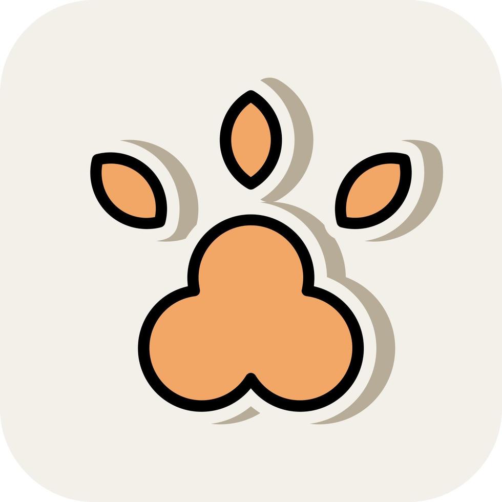 Paw Vector Icon Design