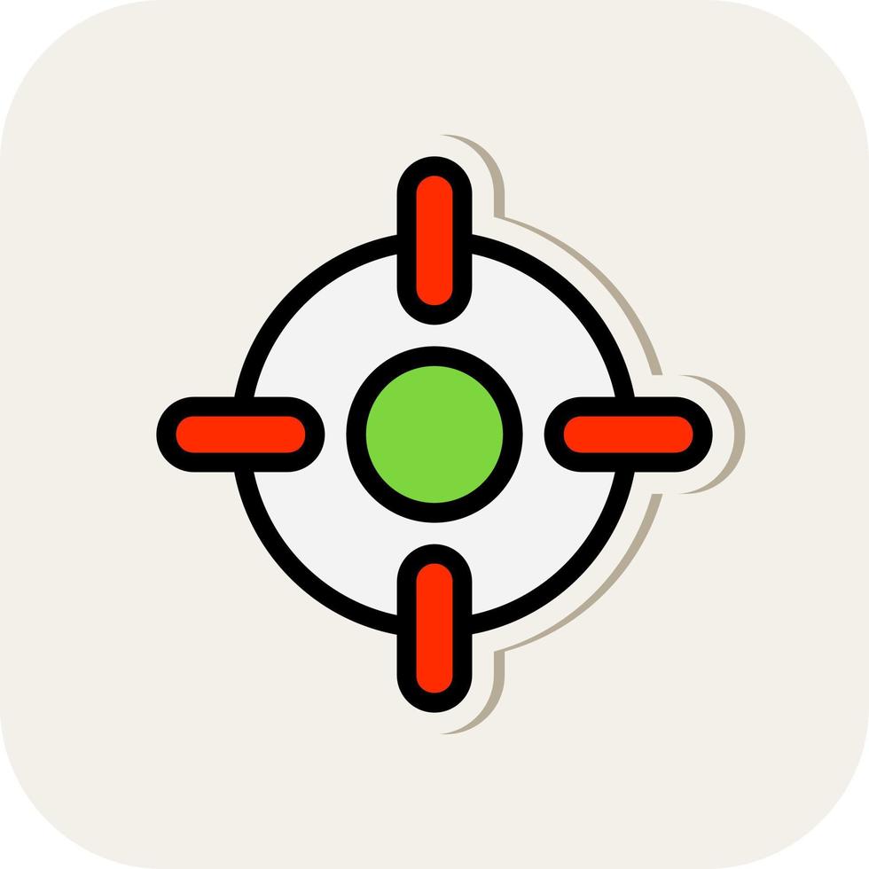 Crosshair Vector Icon Design