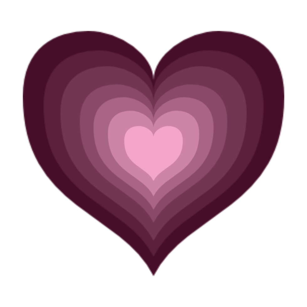 heart with black and white background png