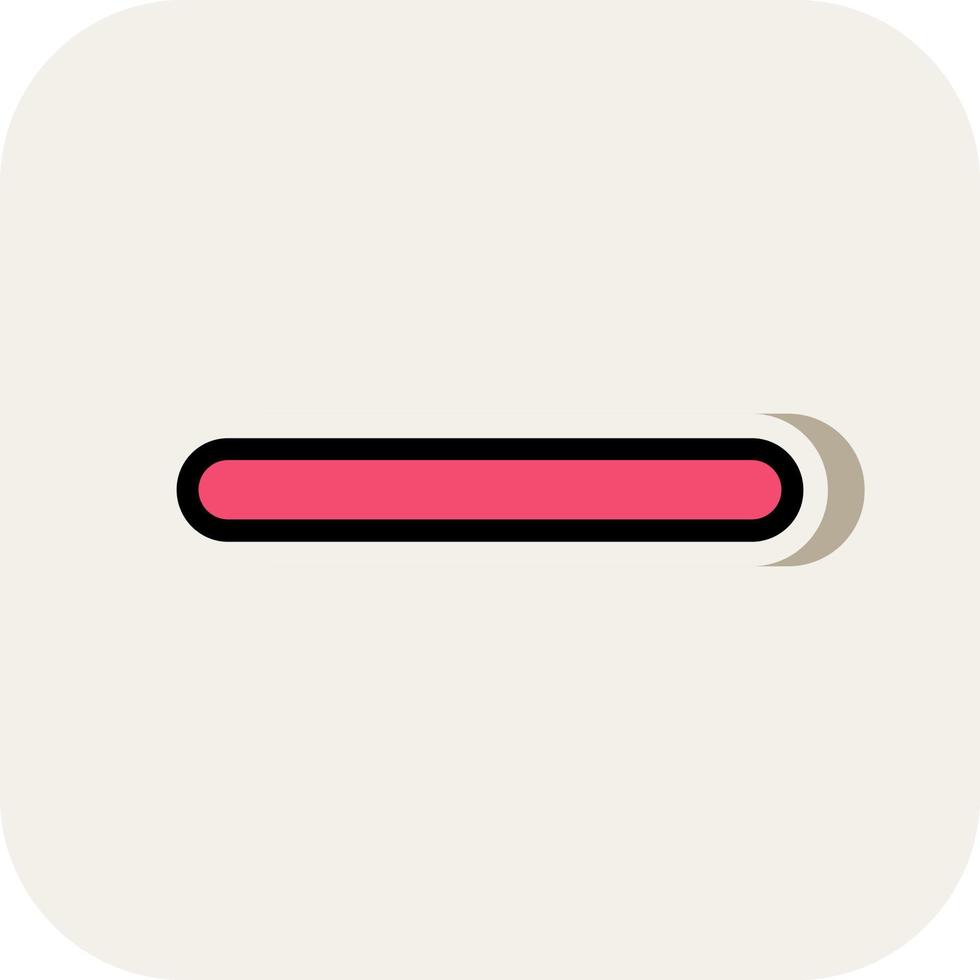 Minus Vector Icon Design