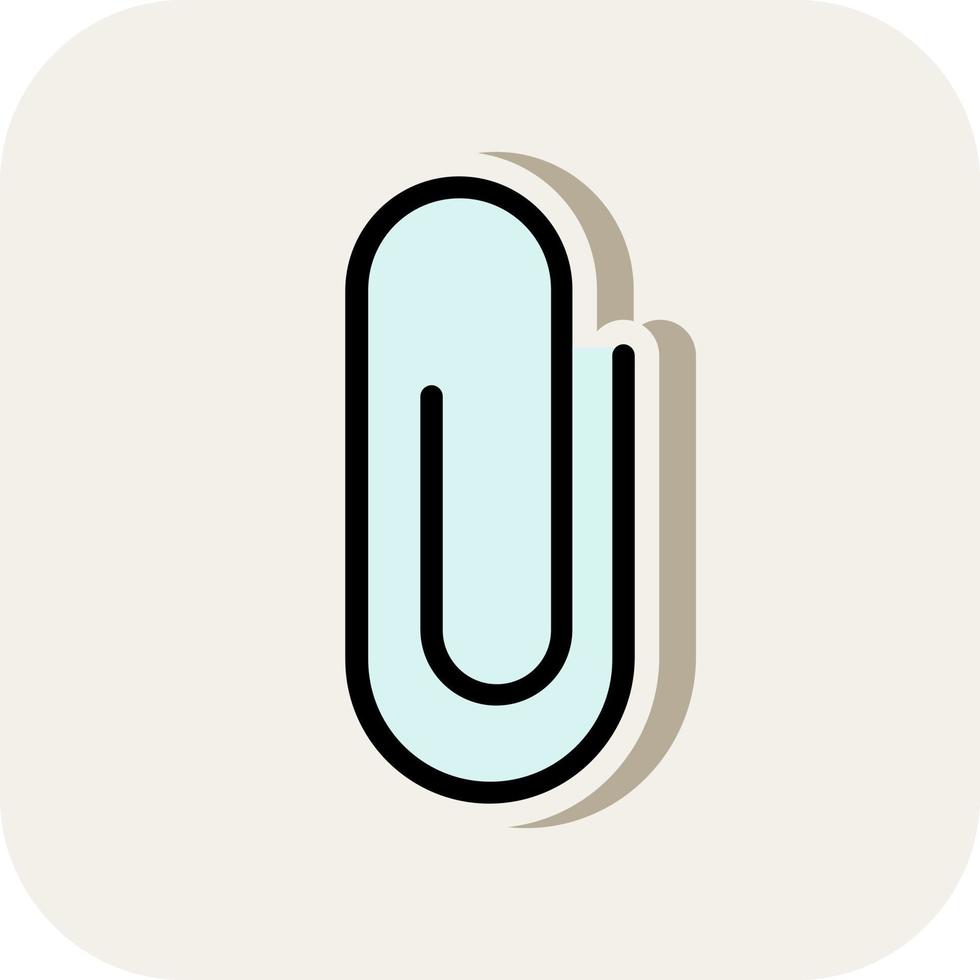 Paperclip Vector Icon Design