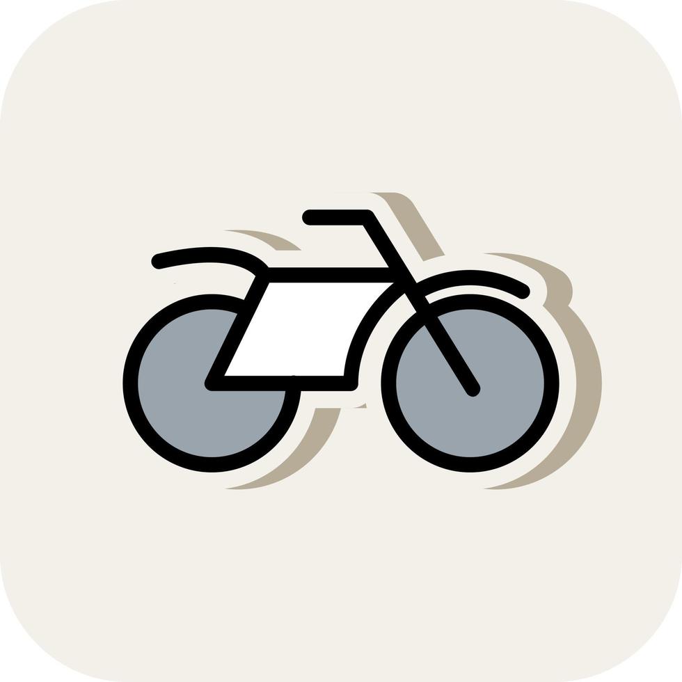 diseño de icono de vector de motocicleta