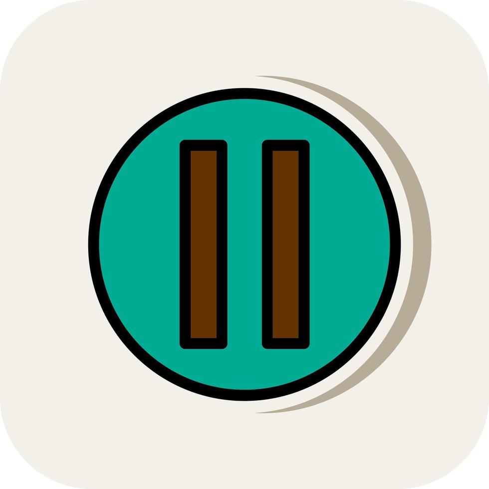 Pause Circle Vector Icon Design