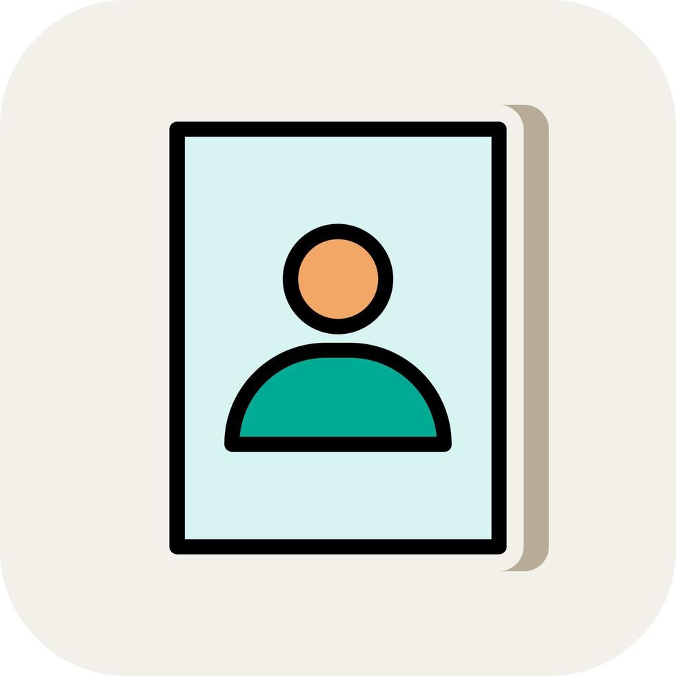 Portrait Vector Icon Design
