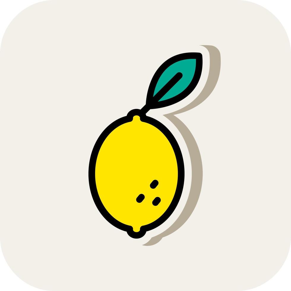 Lemon Vector Icon Design
