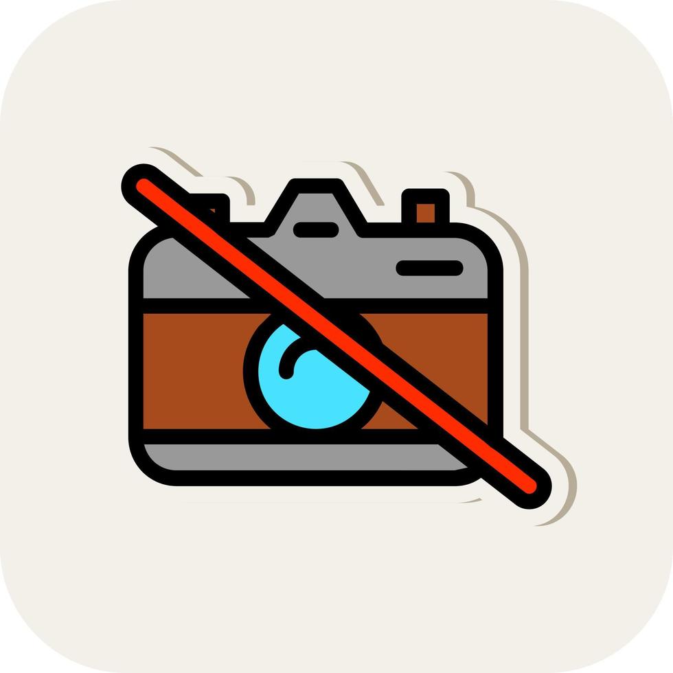 Camera off Vector Icon Design