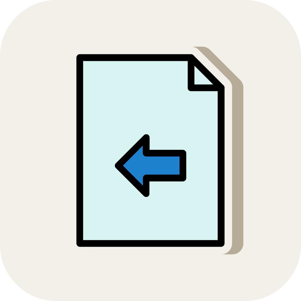 File Import Vector Icon Design