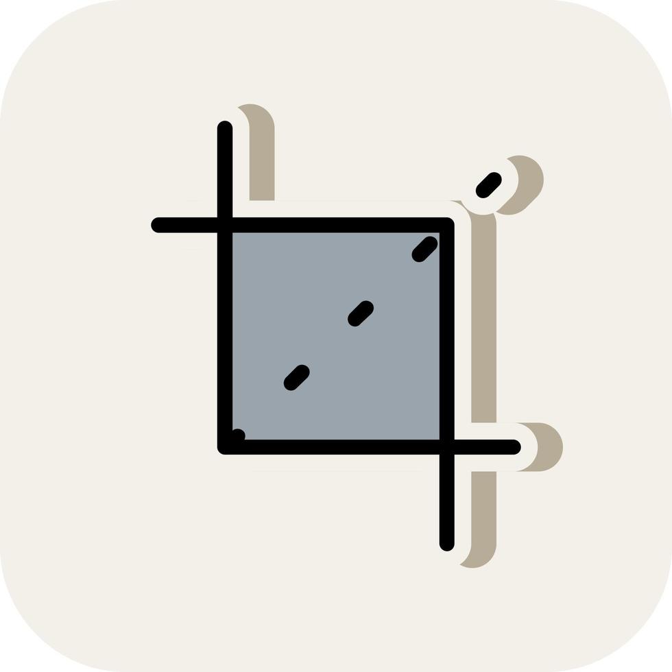 Crop Vector Icon Design