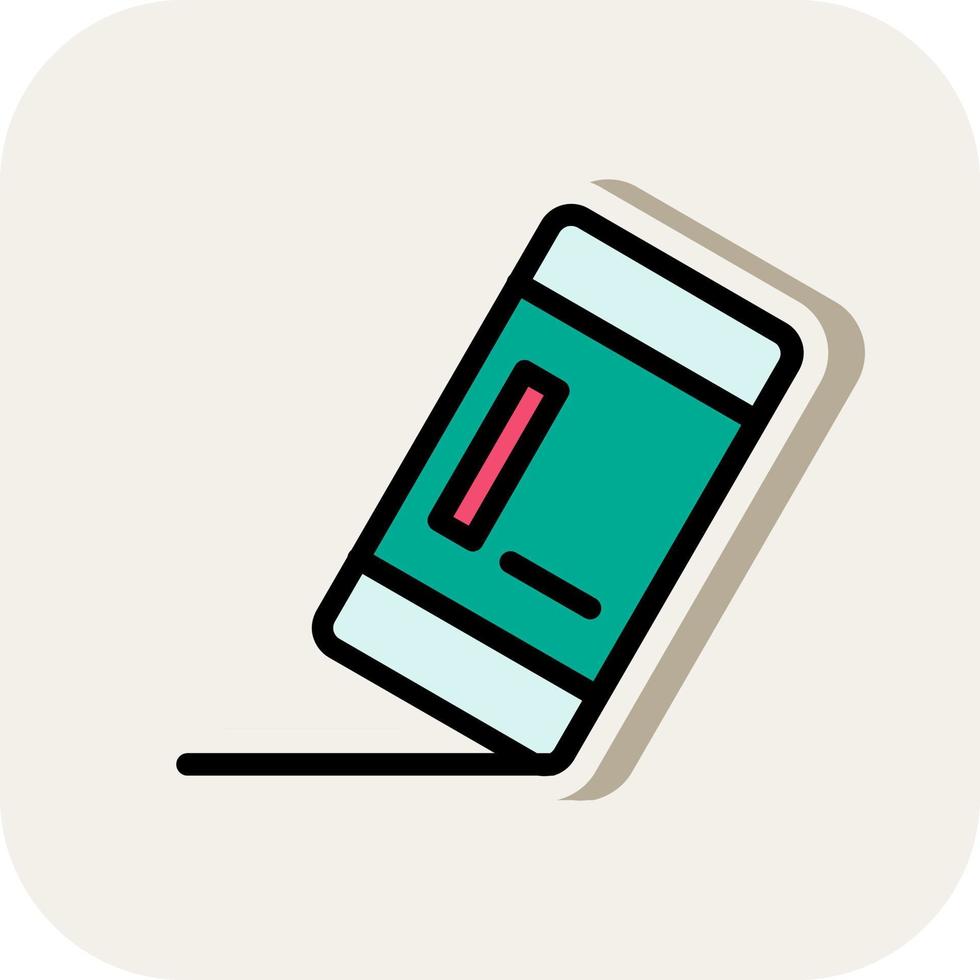 Eraser Vector Icon Design