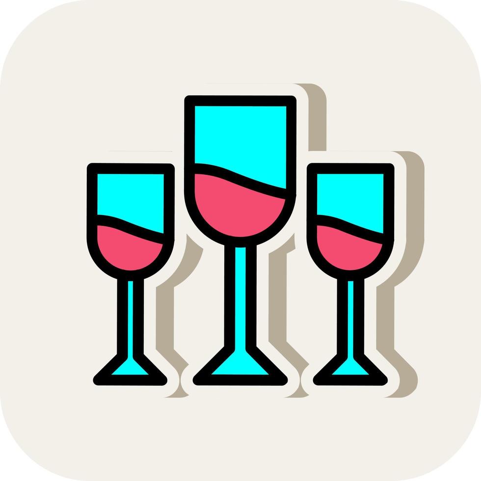 Glasses Vector Icon Design