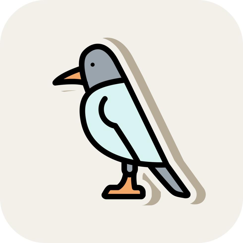 Crow Vector Icon Design