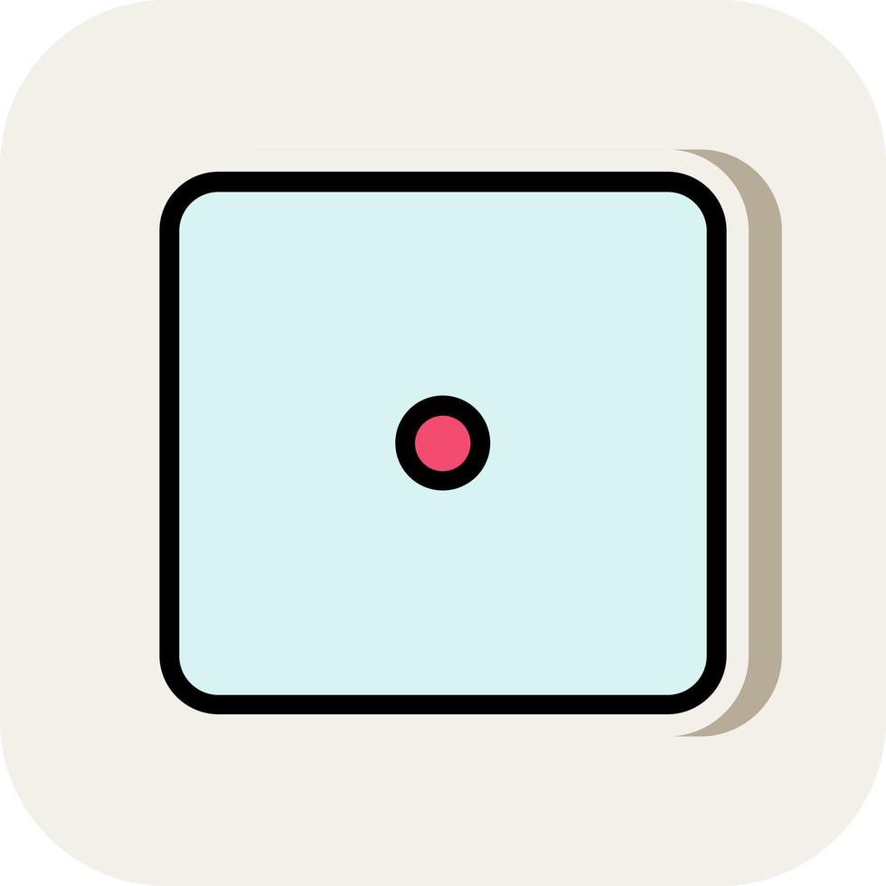 Dice One Vector Icon Design