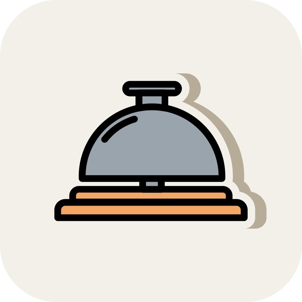 Concierge Bell Vector Icon Design