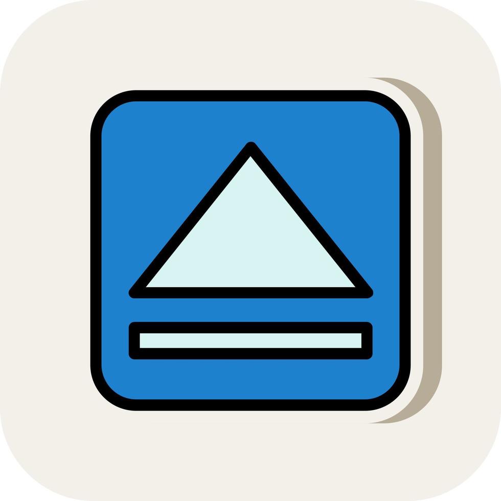 Eject Vector Icon Design