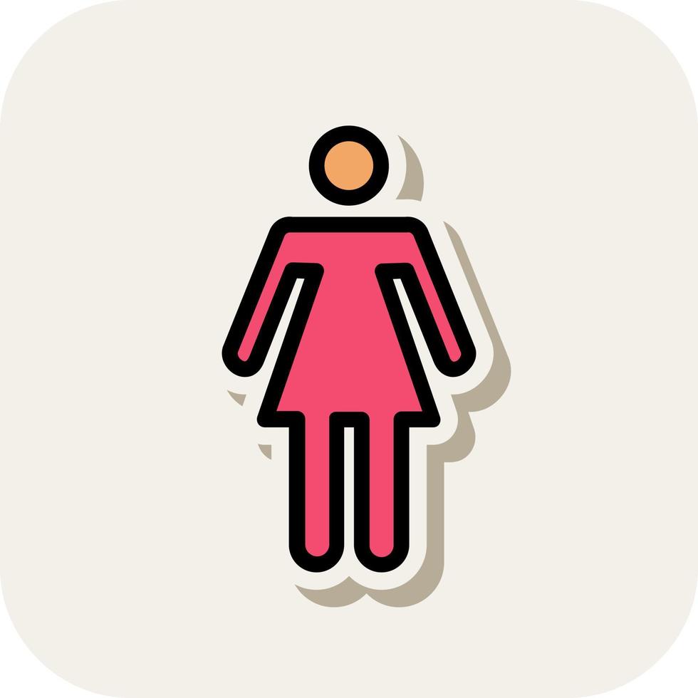 Female Vector Icon Design
