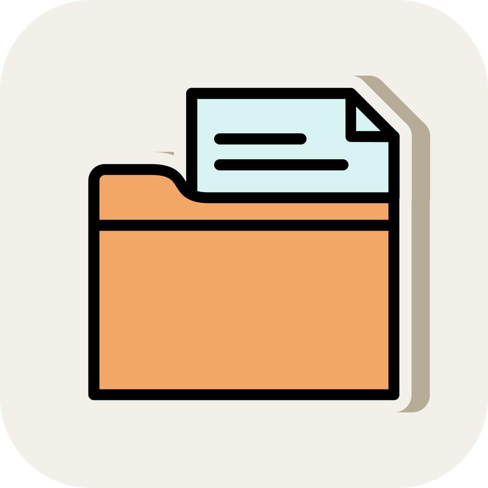 File Contract Vector Icon Design