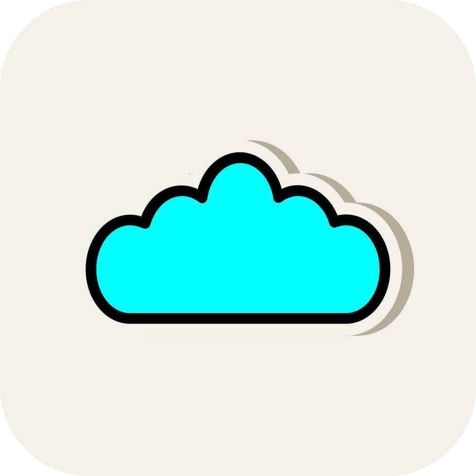 Cloud Vector Icon Design
